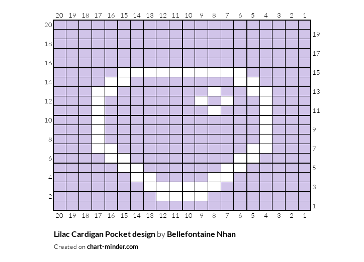 Lilac Cardigan Pocket design