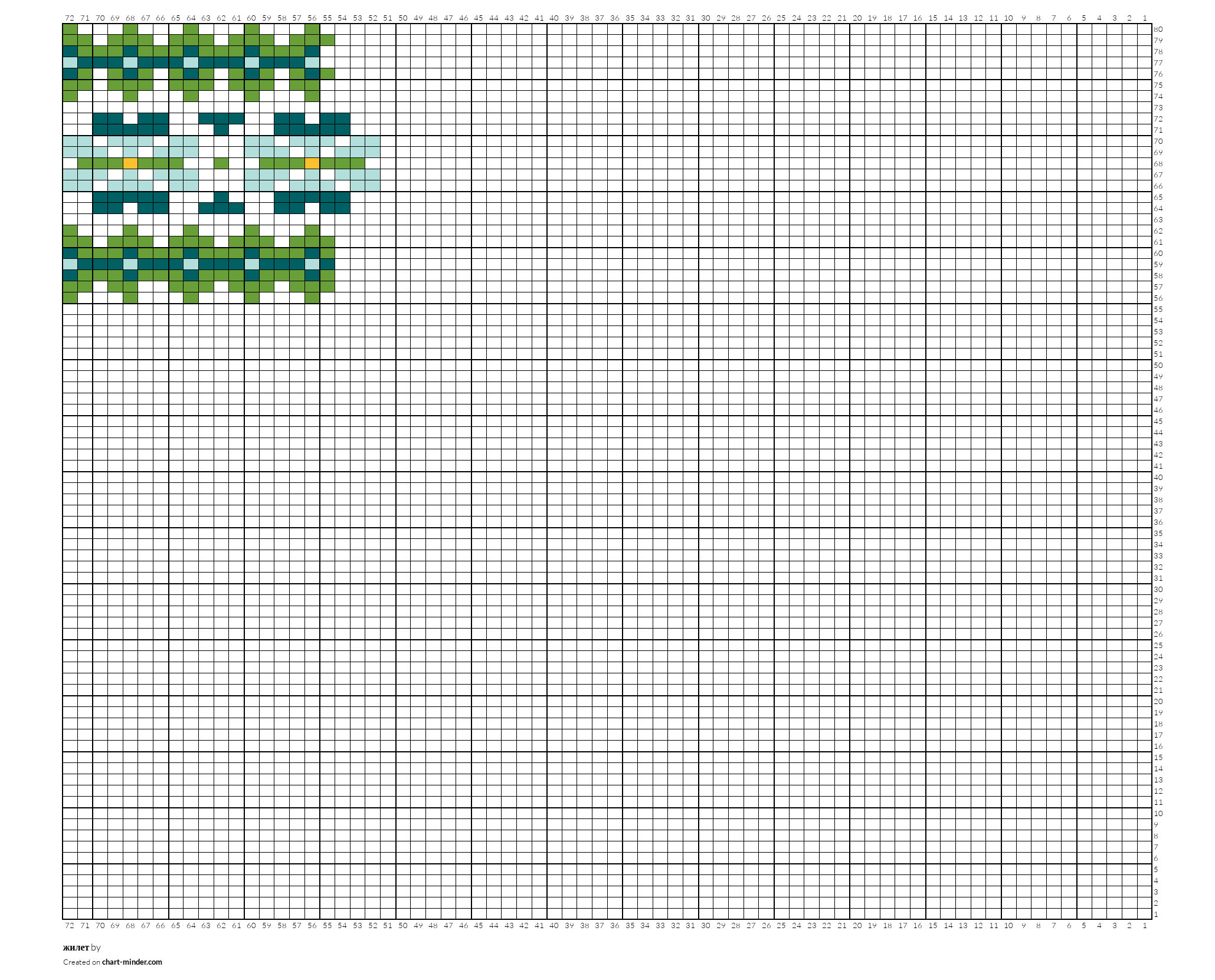 жилет by Анастасия Пастухова | Chart Minder
