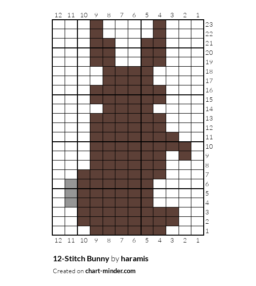 12-Stitch Bunny