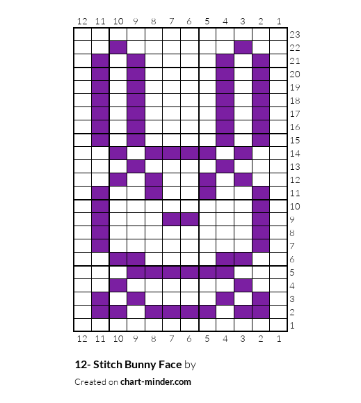 12- Stitch Bunny Face