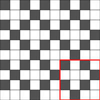 Diagram 1: Rombemønster