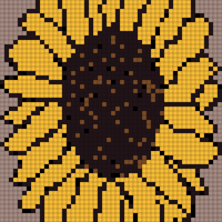 Copy of sunflower on caramel