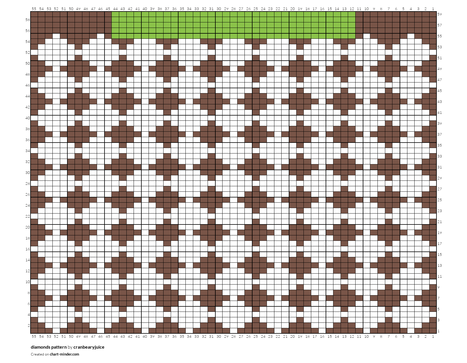 diamonds pattern