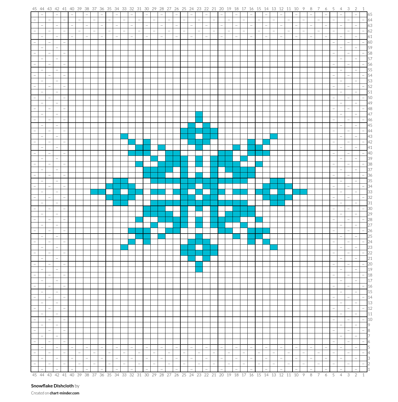 Snowflake Dishcloth
