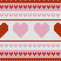 Valentine's Poncho