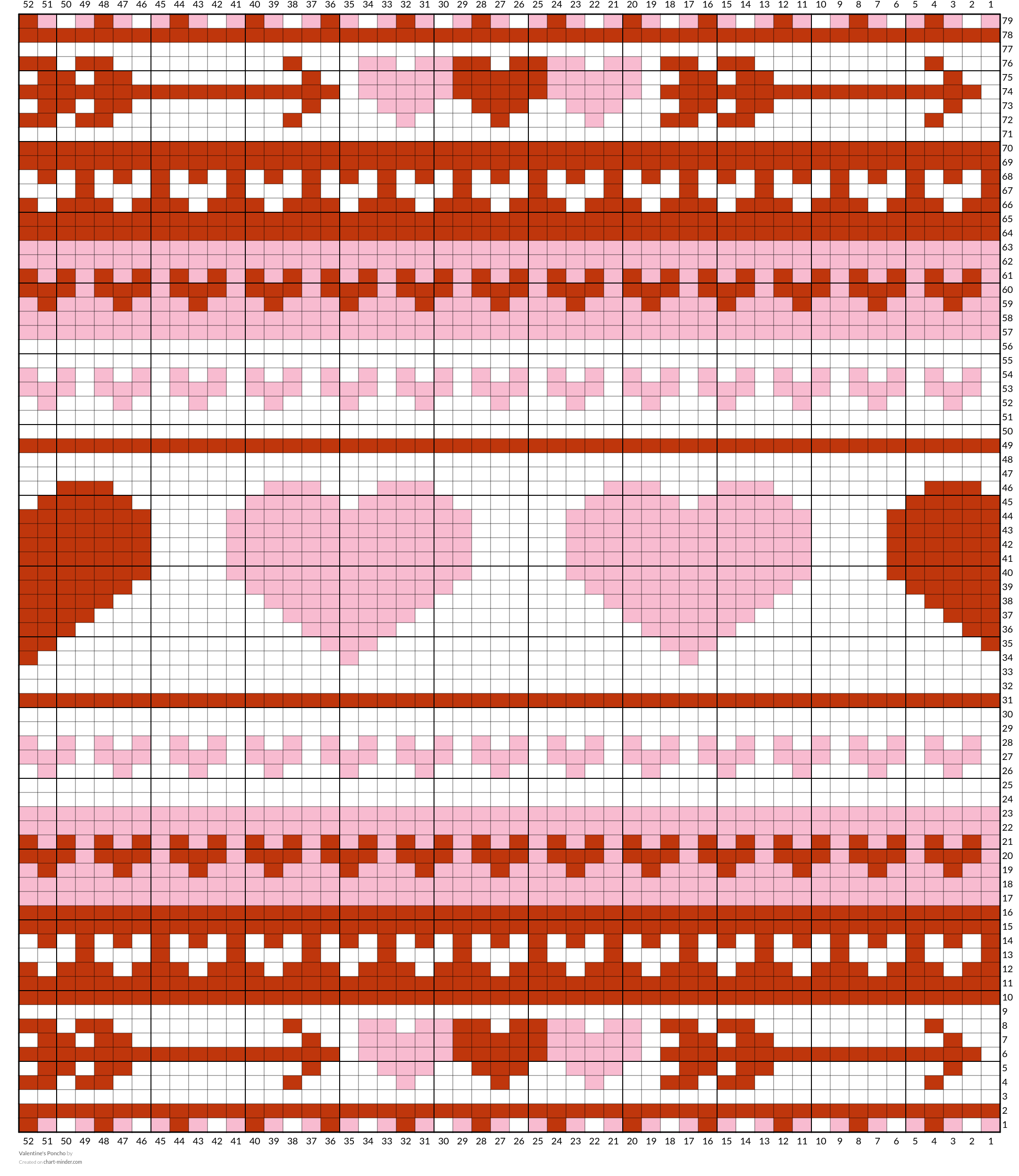 Valentine's Poncho