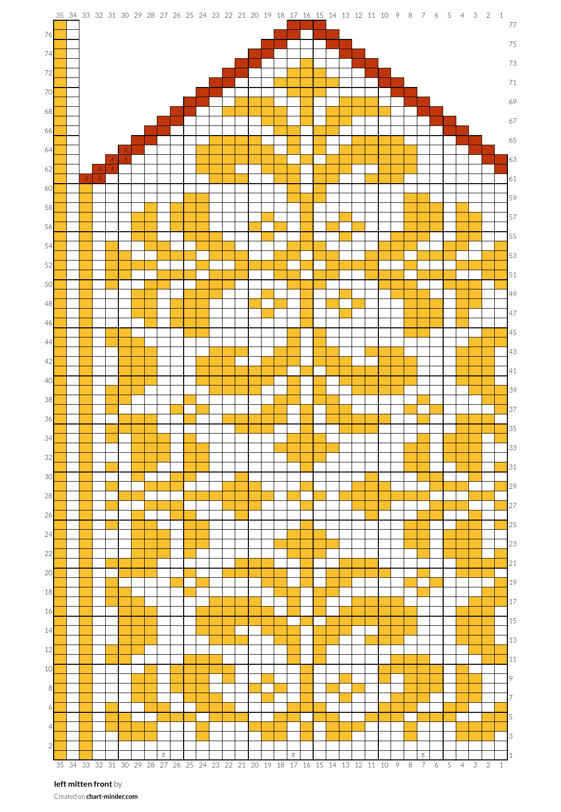 left mitten front