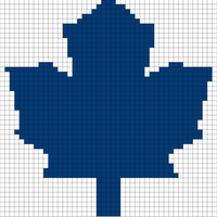 Copy of Blue maple leaf