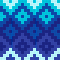 Blues berry copycat pattern