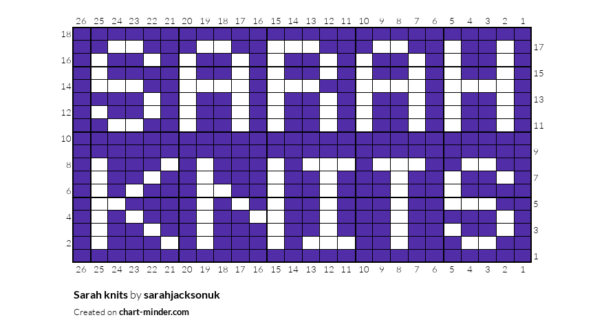 Sarah knits