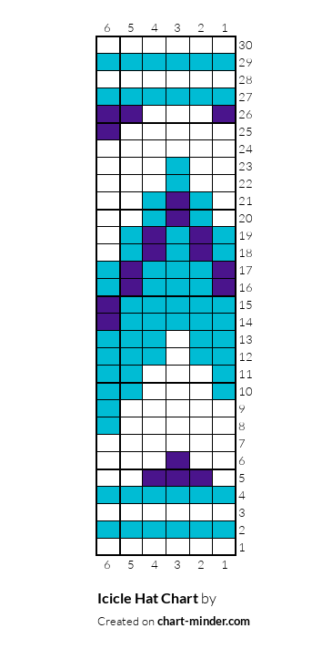 Icicle Hat Chart