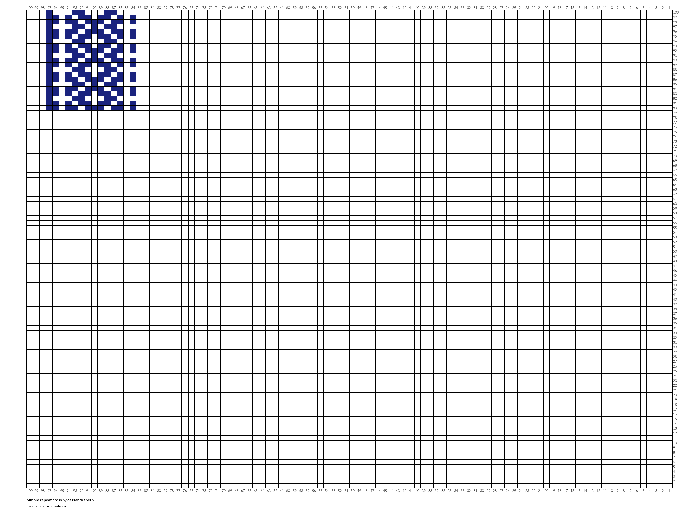 Simple repeat cross