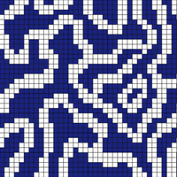 Blue and White