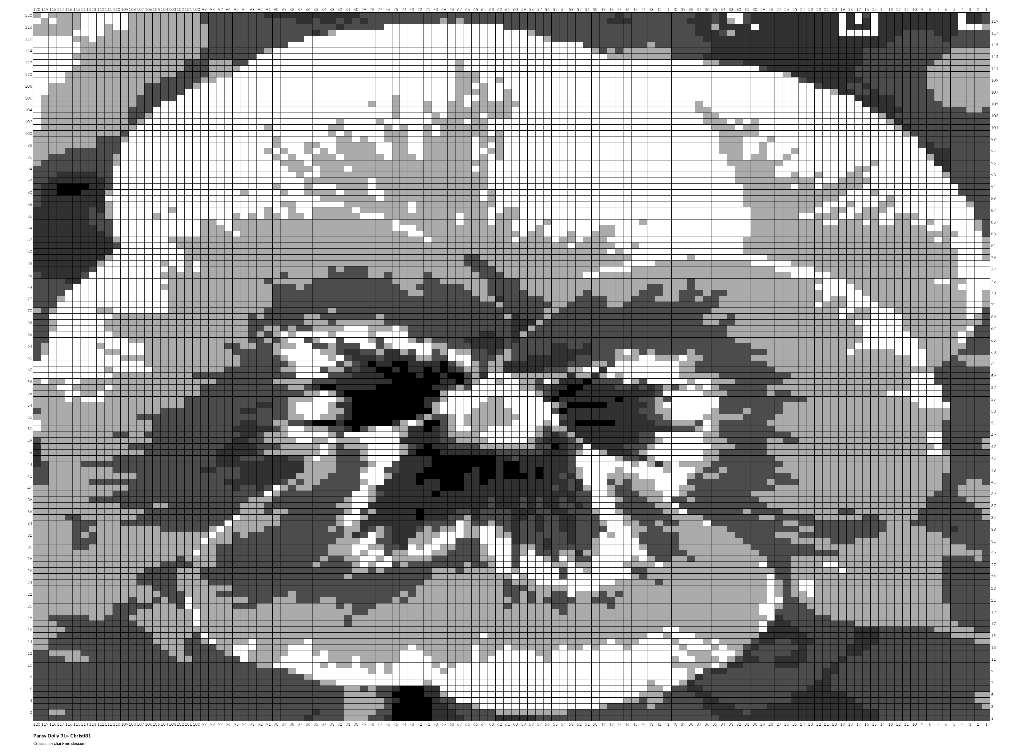 Pansy Doily 3