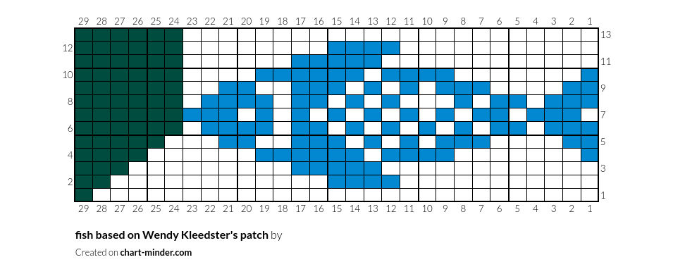 fish based on Wendy Kleedster's patch