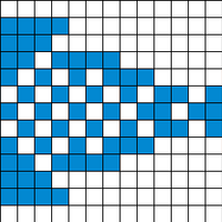 Fish based on Wendy Kleedster's patch with decreases