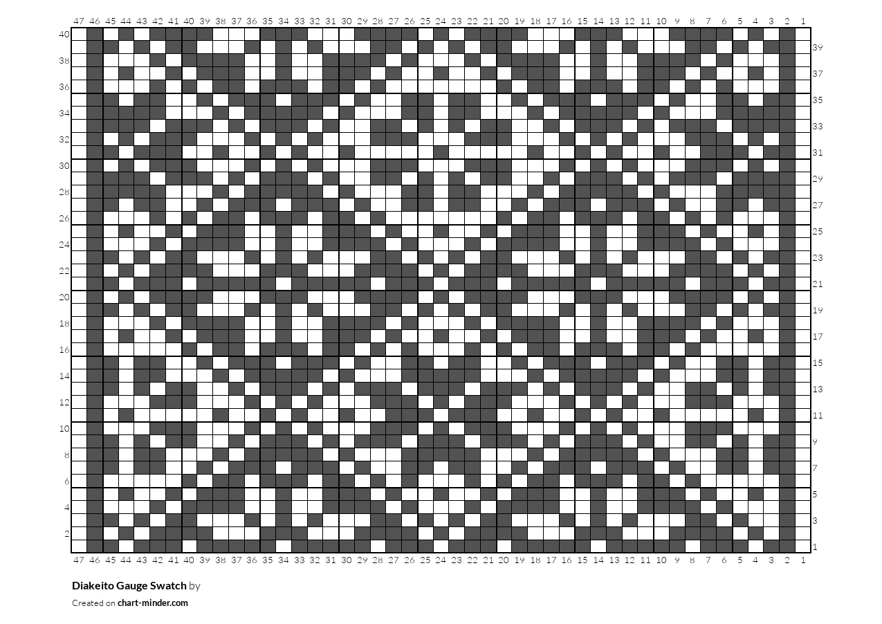 Diakeito Gauge Swatch