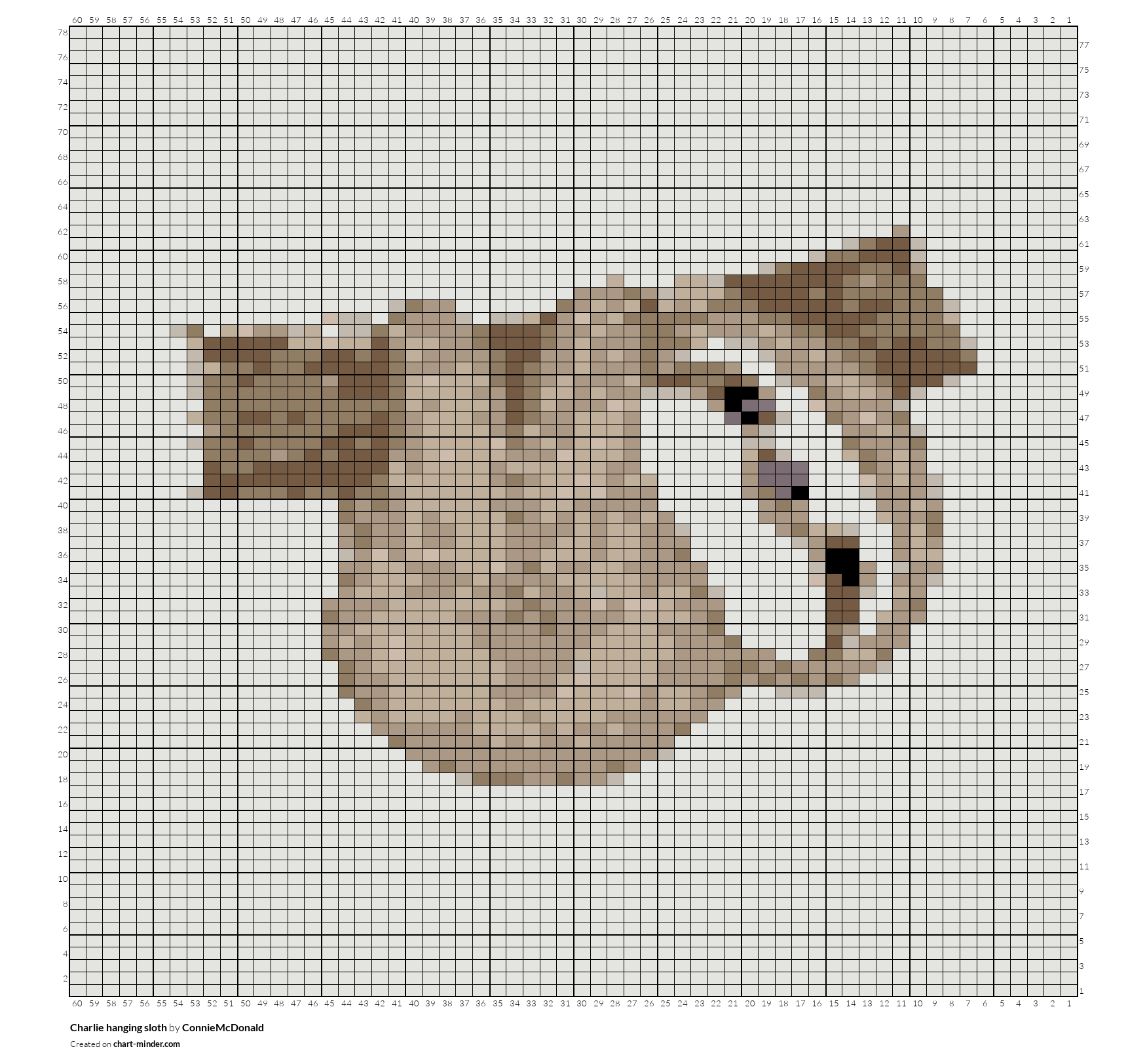 Charlie hanging sloth
