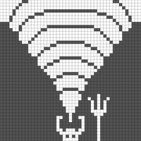 Inferno with pitchfork