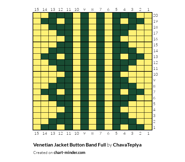 Venetian Jacket Button Band Full