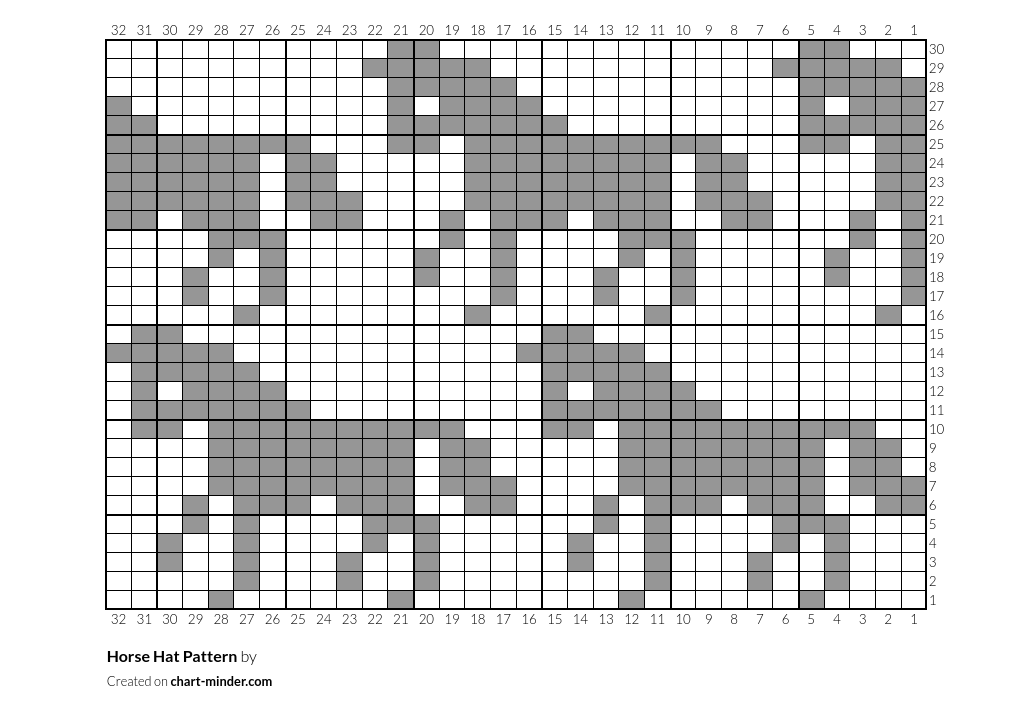 Horse Hat Pattern
