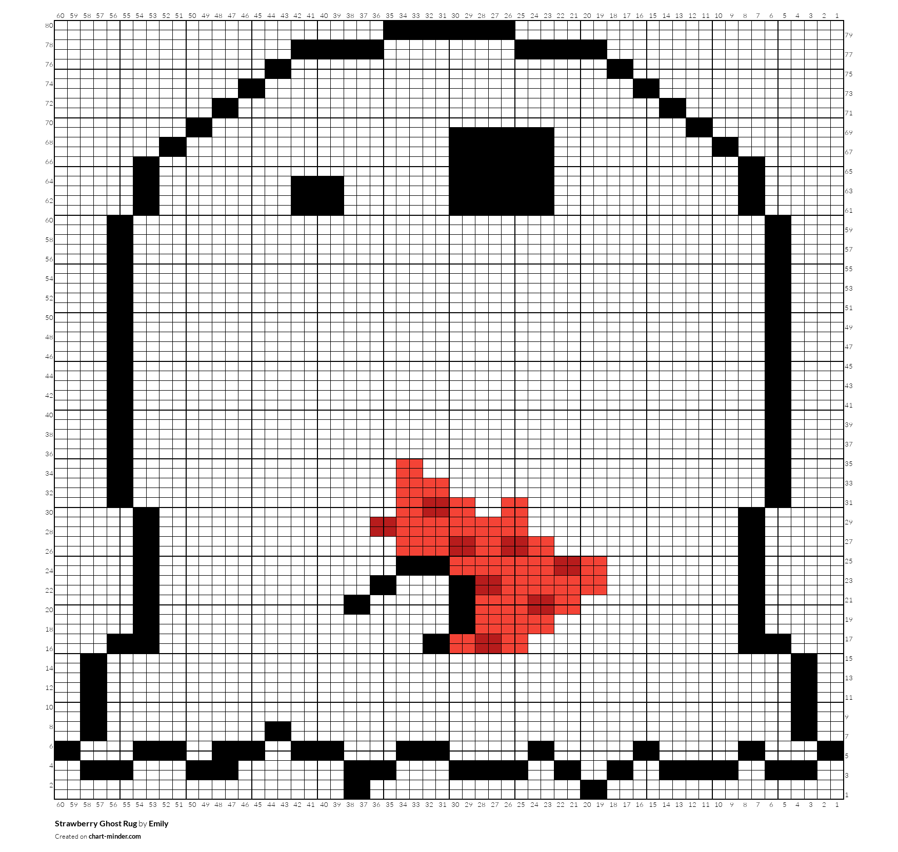 Strawberry Ghost Rug