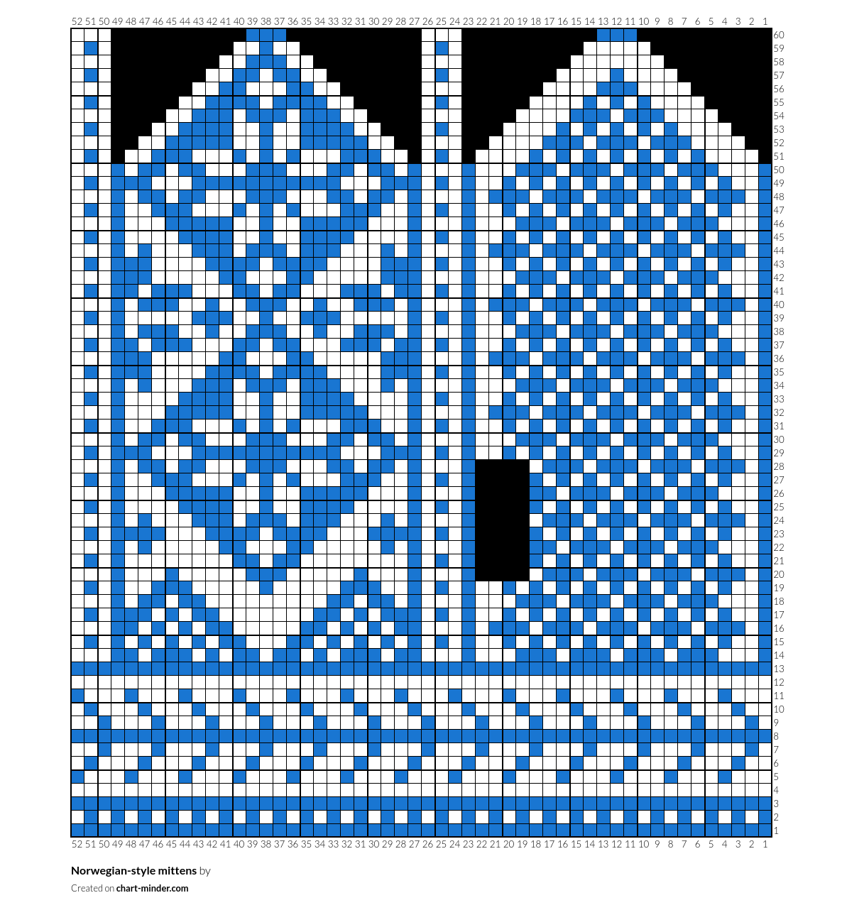 Norwegian-style mittens