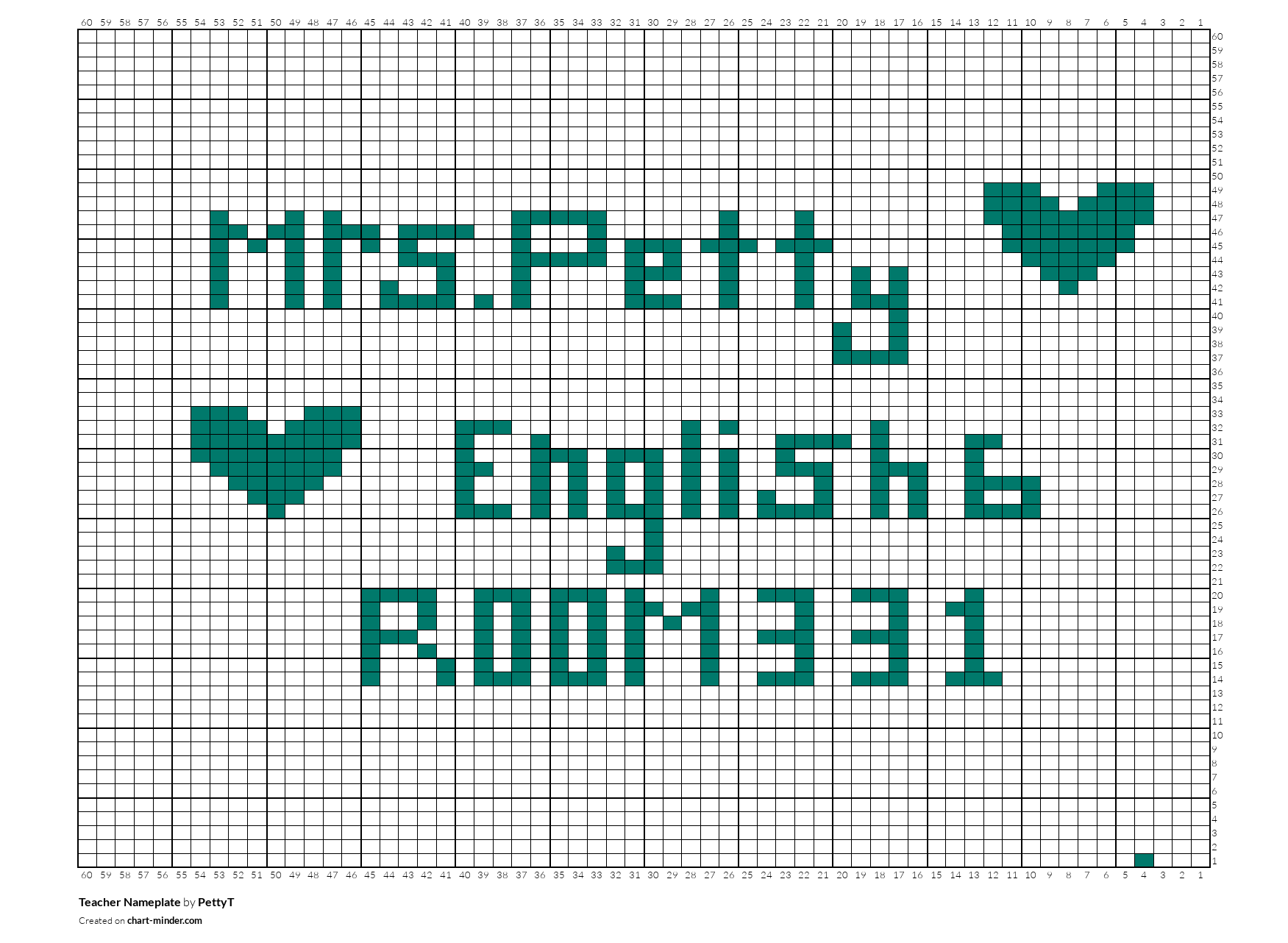 Teacher Nameplate