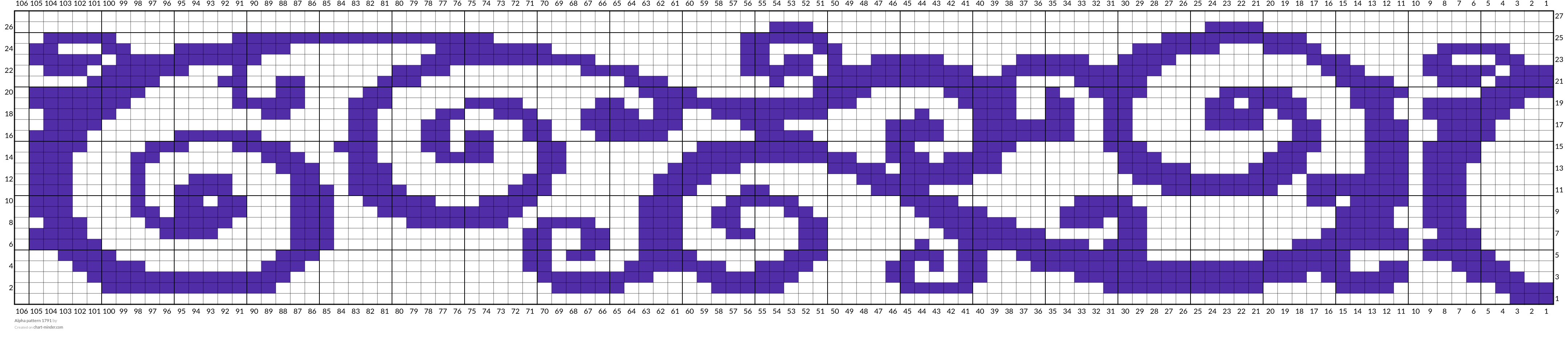 Alpha pattern 1791