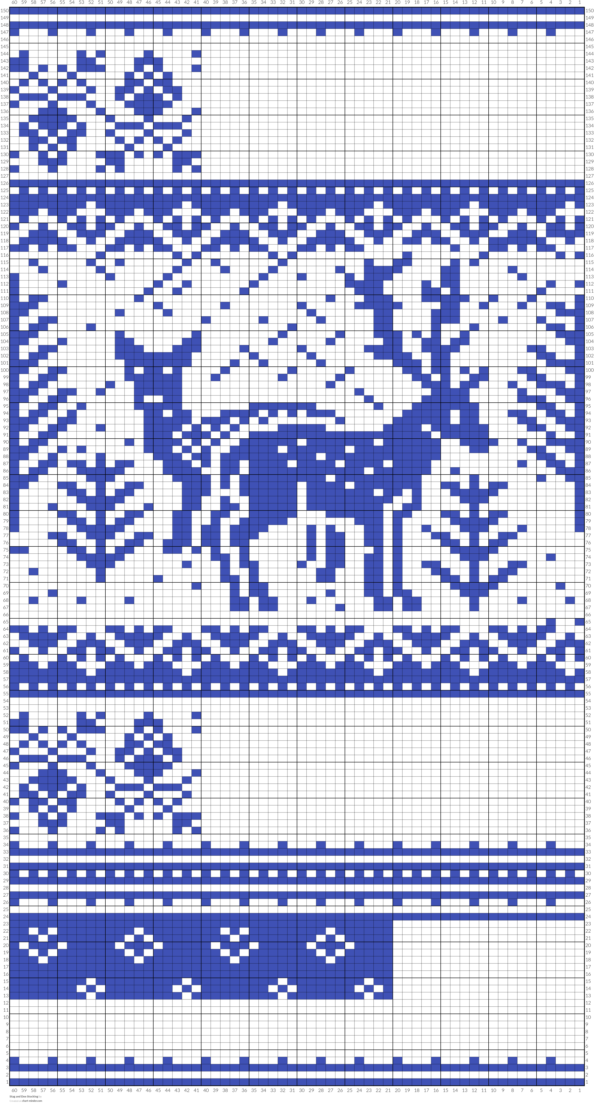 Stag and Doe Stocking