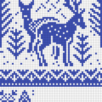 Stag and Doe Stocking