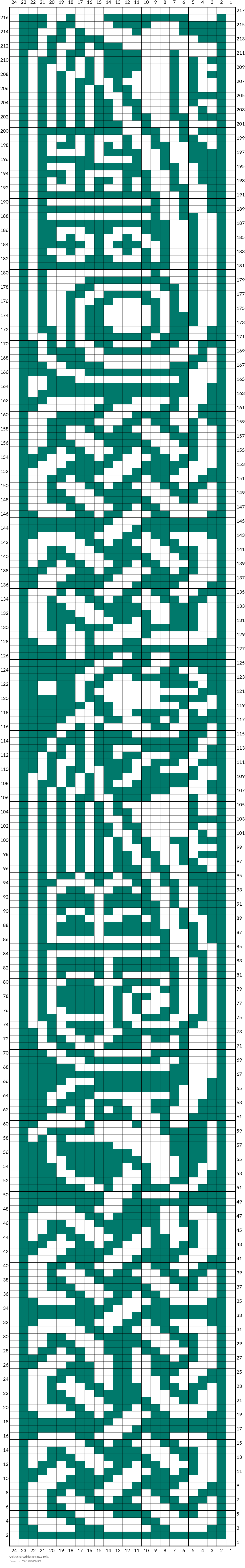 Celtic charted designs no.380