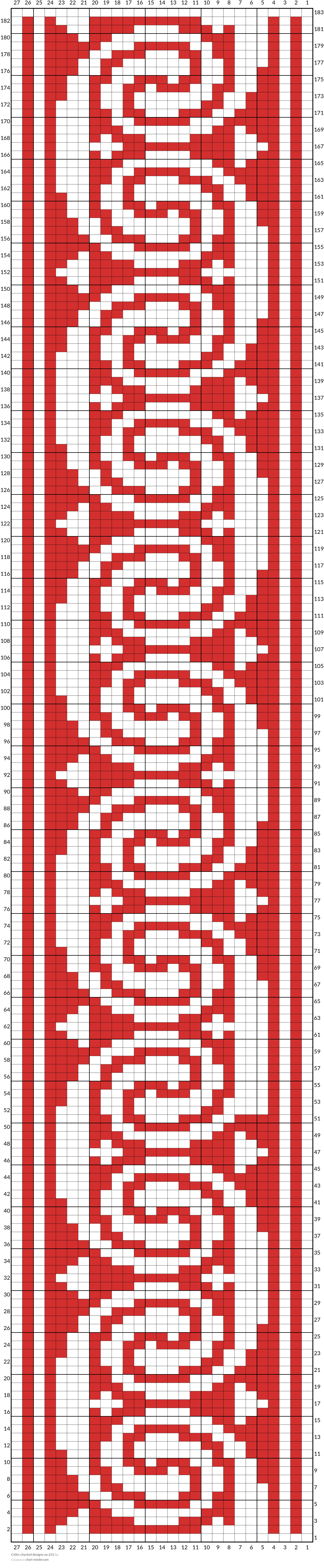 Celtic charted designs no.231