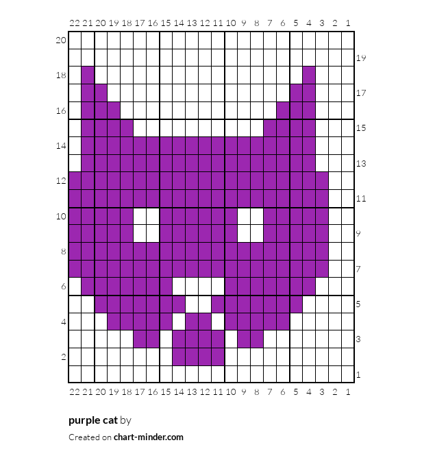 purple cat