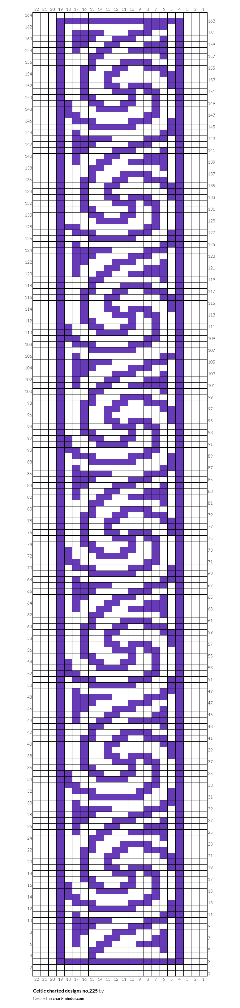 Celtic charted designs no.225