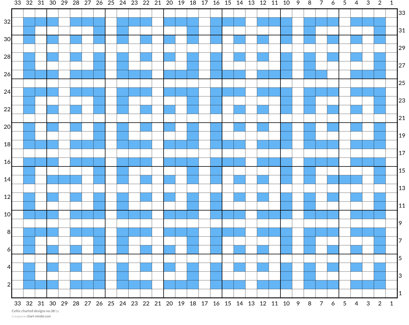 Celtic charted designs no.38 