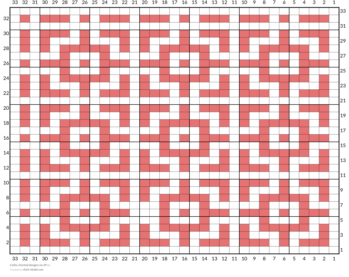 Celtic charted designs no.39