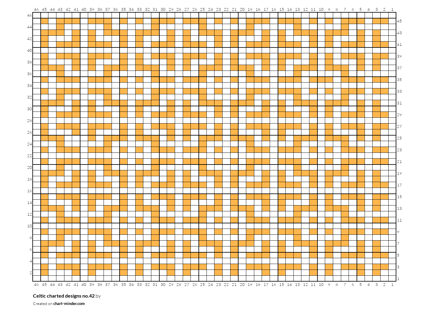 Celtic charted designs no.42