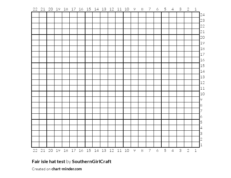 Fair isle hat test