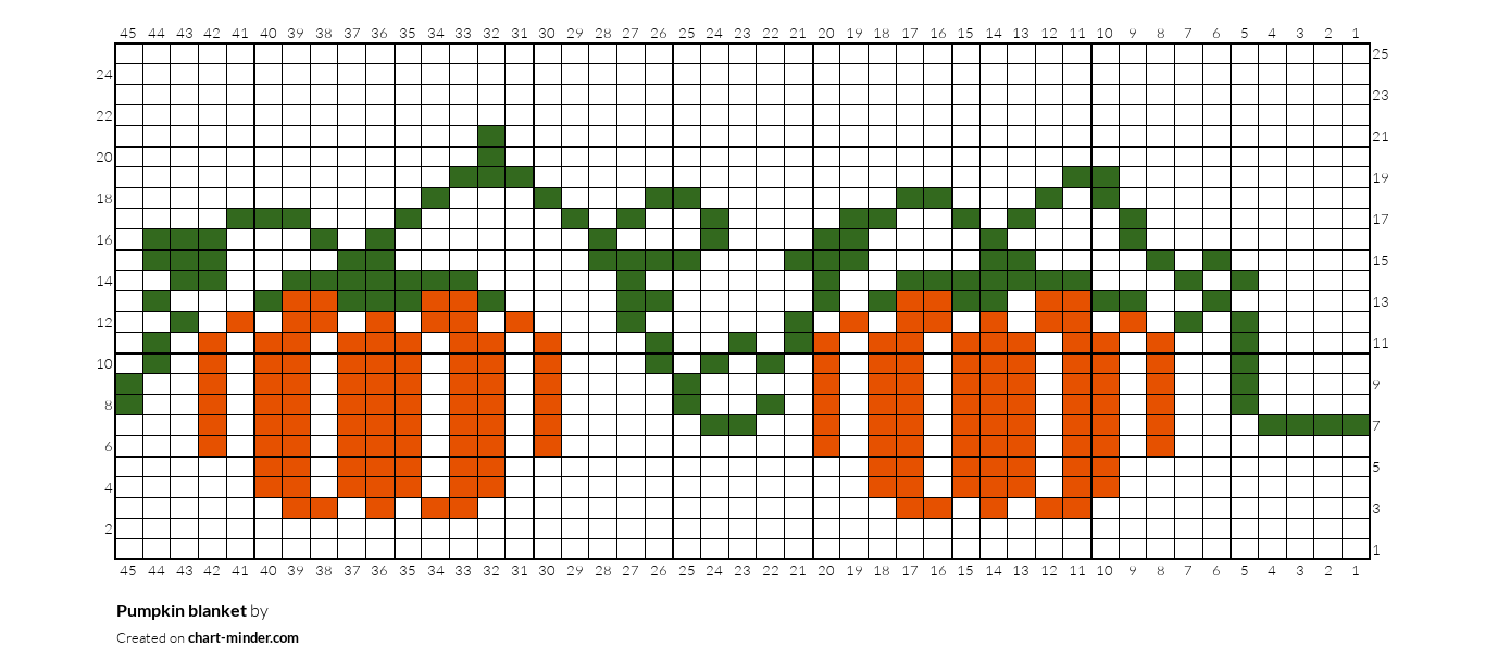 Pumpkin blanket