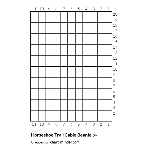 Horseshoe Trail Cable Beanie