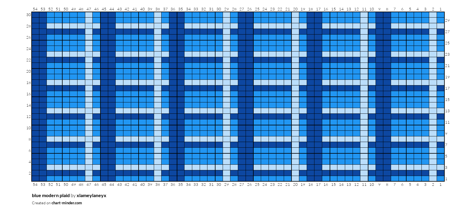 blue modern plaid 