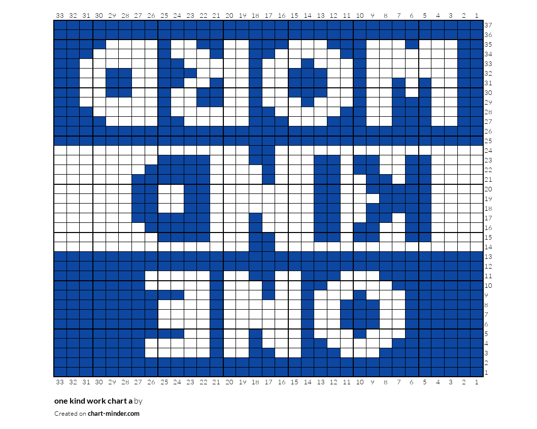 one kind work chart a