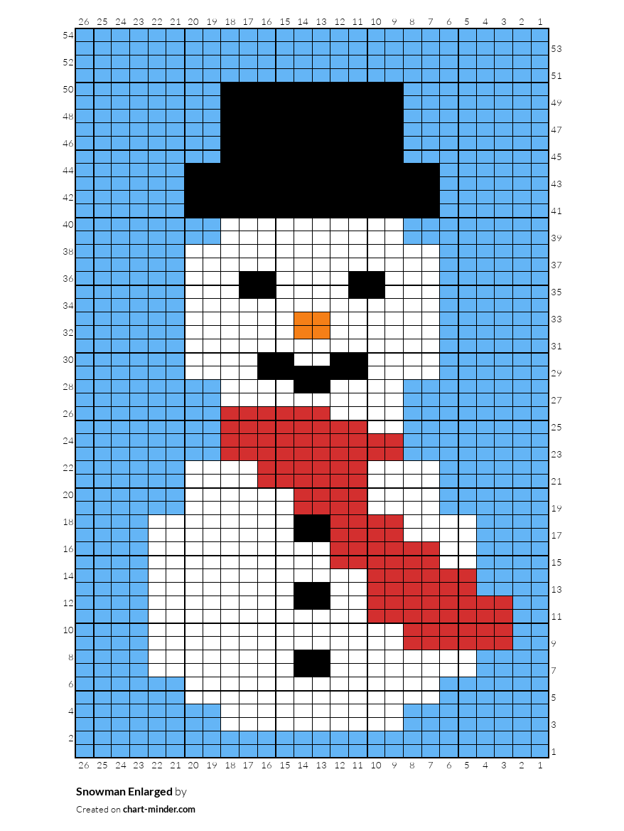Snowman Enlarged