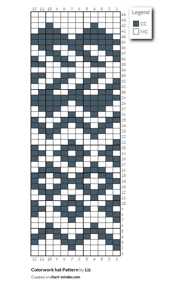 Colorwork hat Pattern
