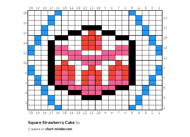 Square Strawberry Cake