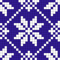 Heldekkene rose mønster