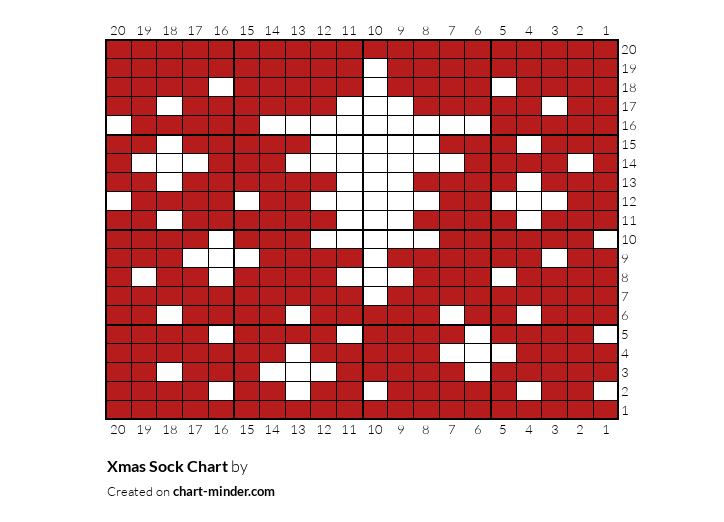 Xmas Sock Chart