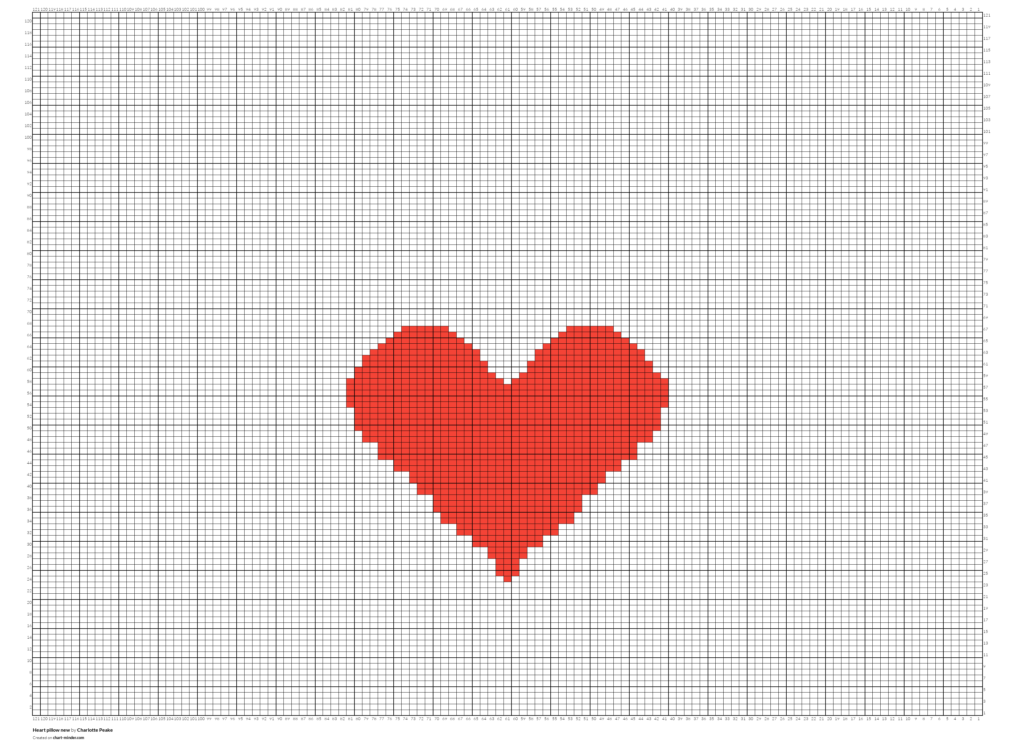Heart pillow new