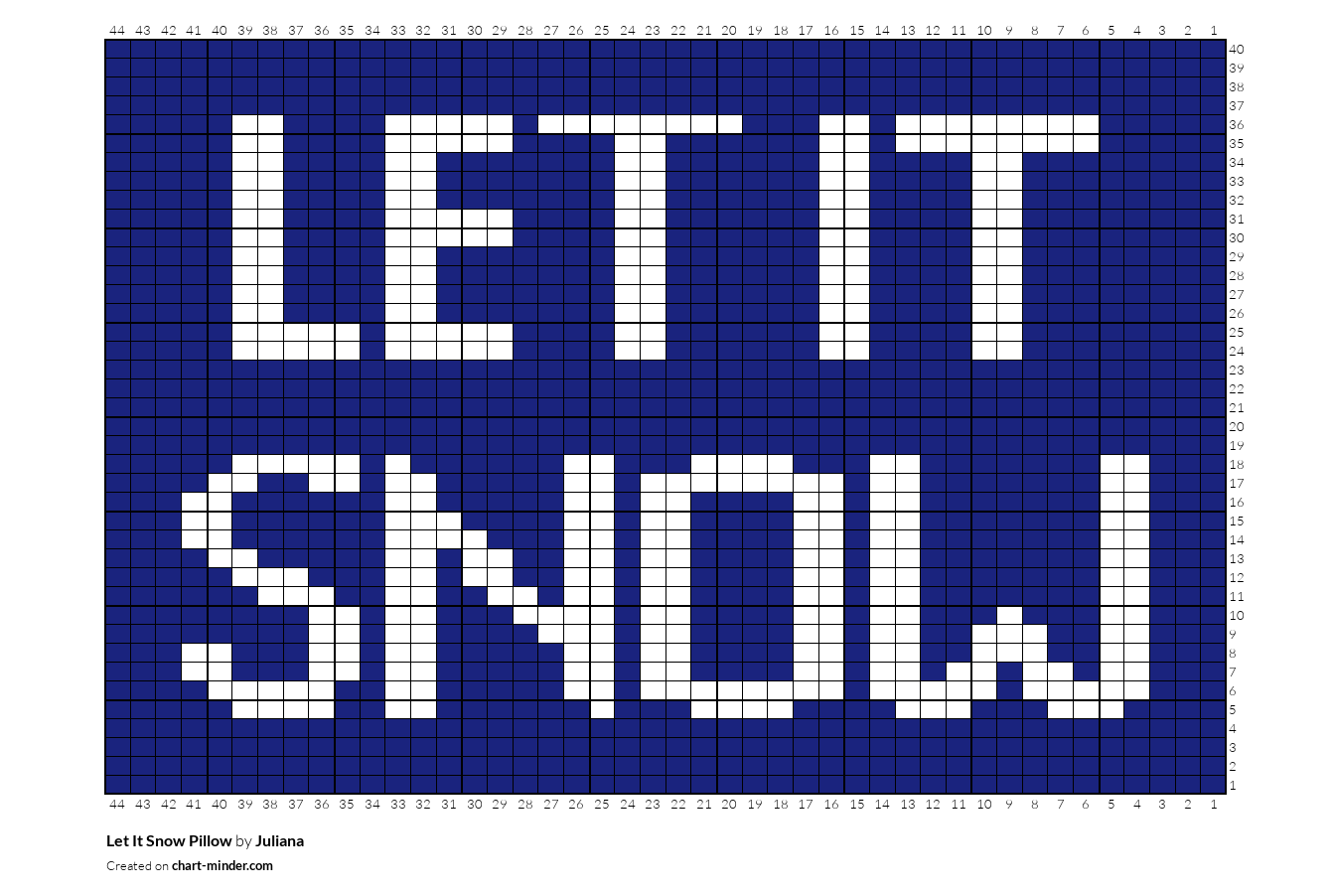 Let It Snow Pillow